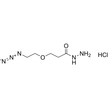 Azido-PEG1-hydrazide (hydrochloride)Cas:2446382-04-1